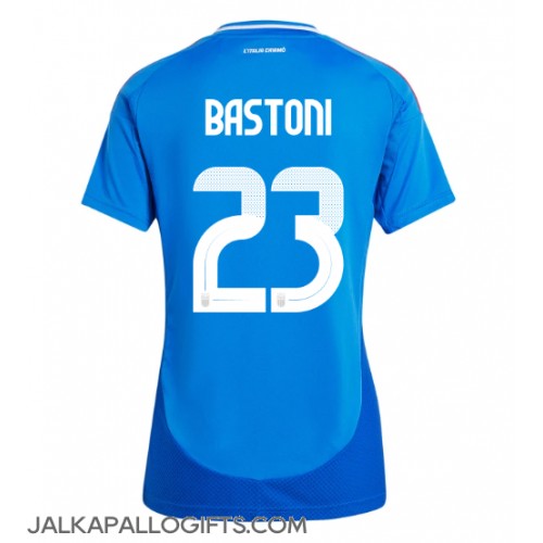 Italia Alessandro Bastoni #23 Kotipaita Naiset EM-Kisat 2024 Lyhythihainen